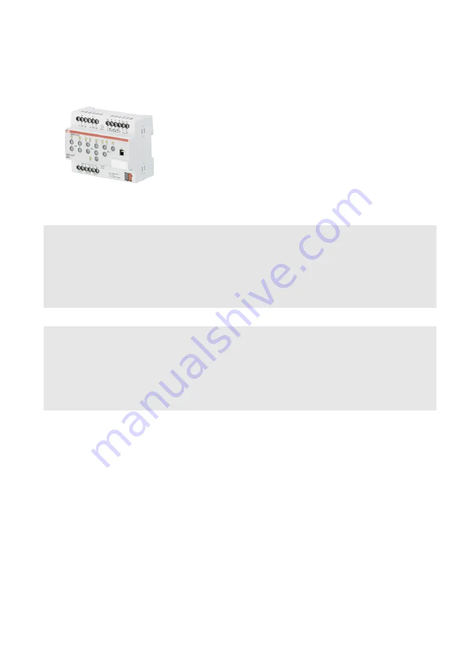 ABB i-bus KNX Product Manual Download Page 49