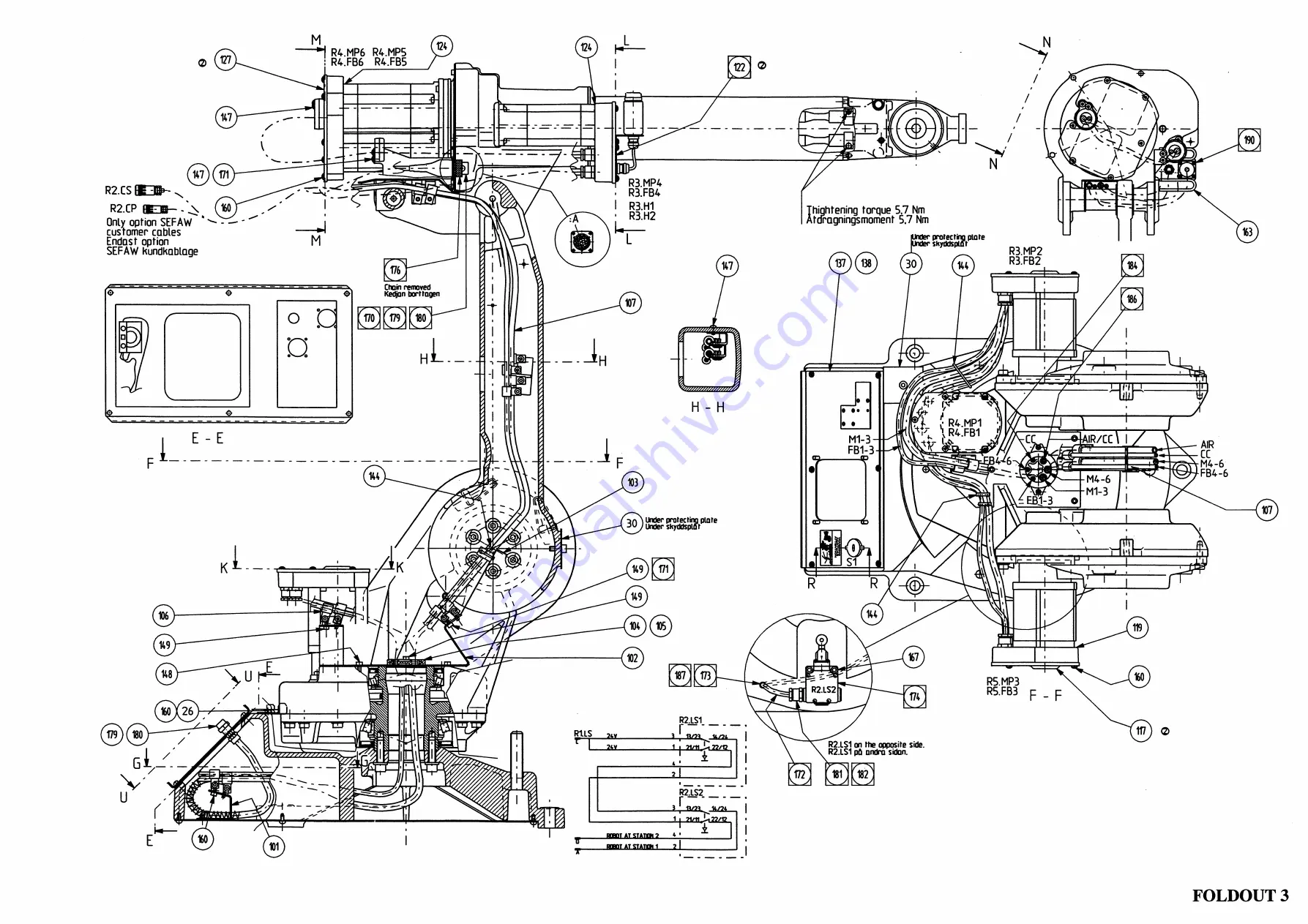 ABB IRB 1400 Product Manual Download Page 173