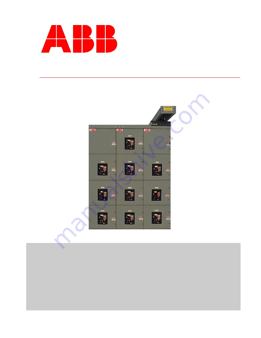 ABB K-Line Plus Installation And Maintenance Instructions Manual Download Page 1