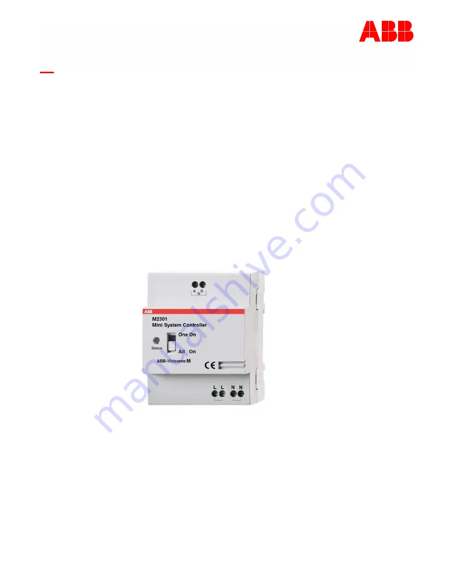 ABB M2301 Product Manual Download Page 1