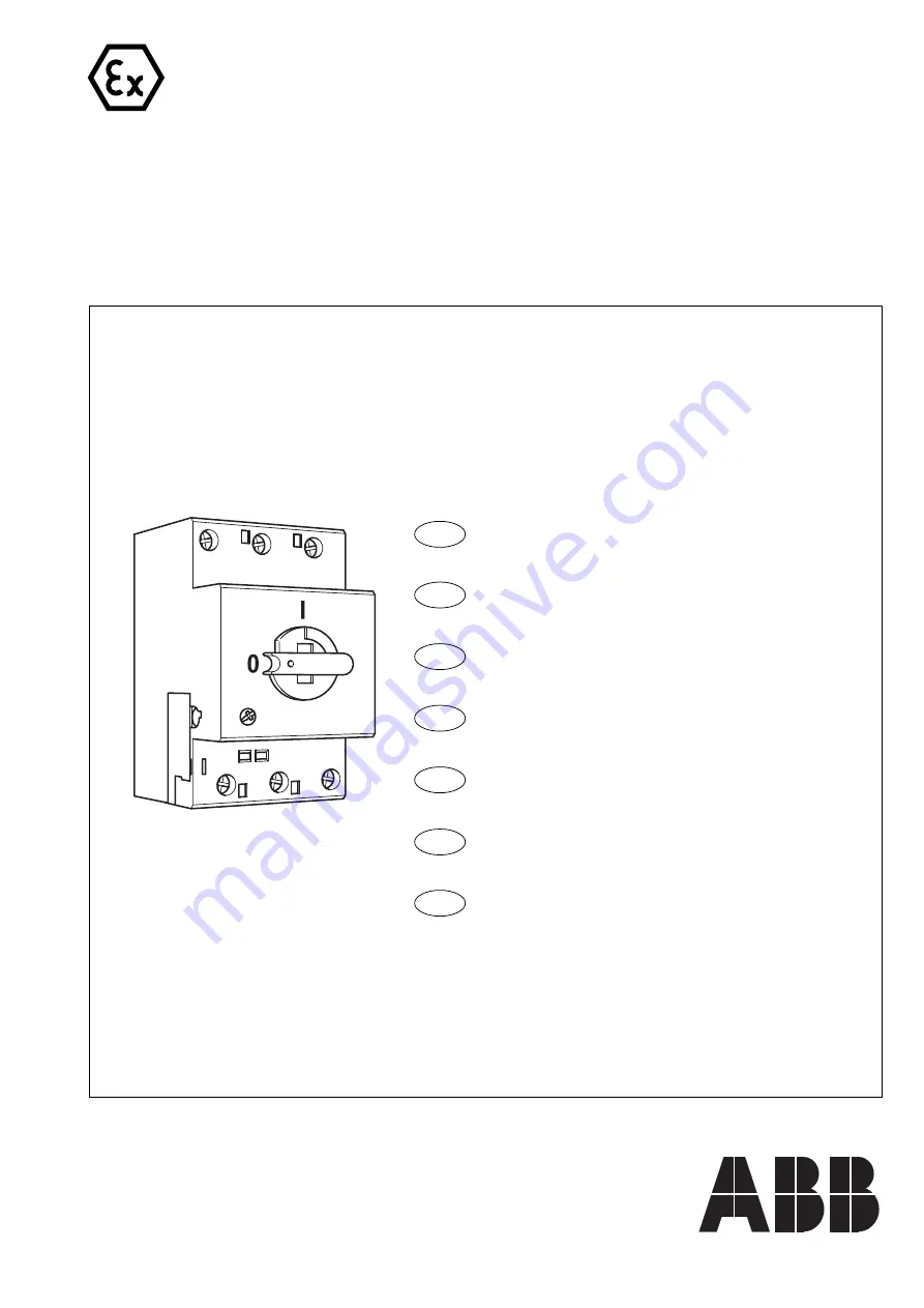 ABB MS325 Operating Instructions Manual Download Page 1