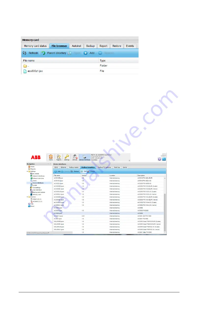 ABB NETA-21 User Manual Download Page 90