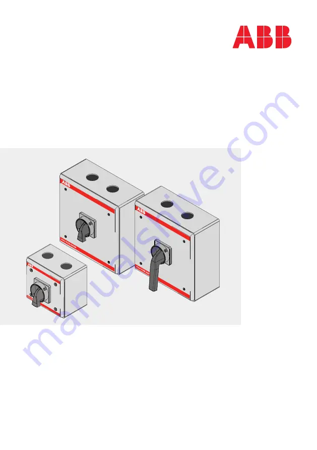 ABB OKL 25 Series Installation Instruction Download Page 1