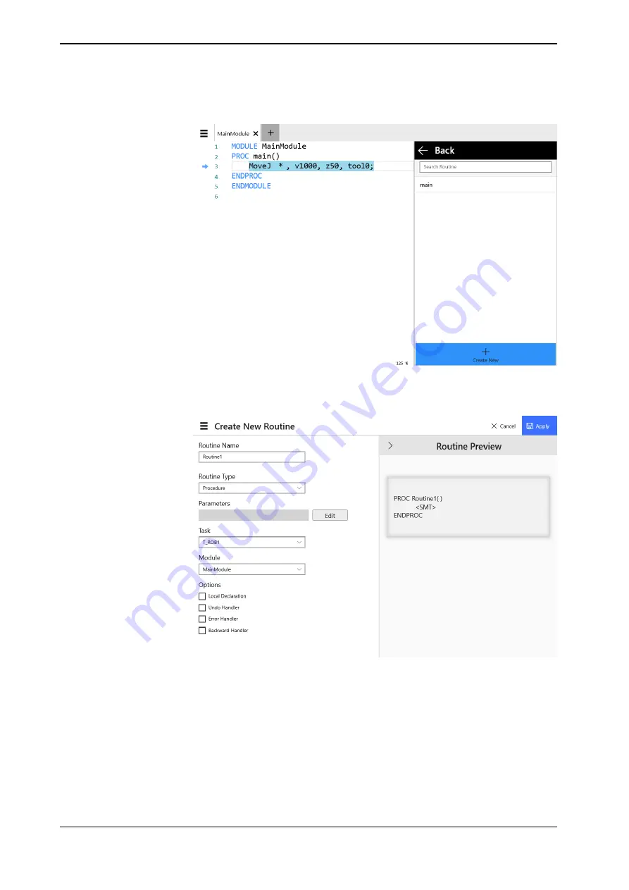 ABB OmniCore C30 Operating Manual Download Page 98