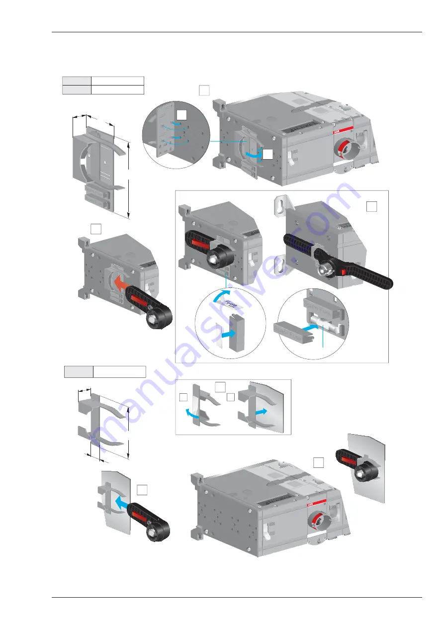 ABB OTM E_WC_M Series Installation And Operating Instruction Download Page 38