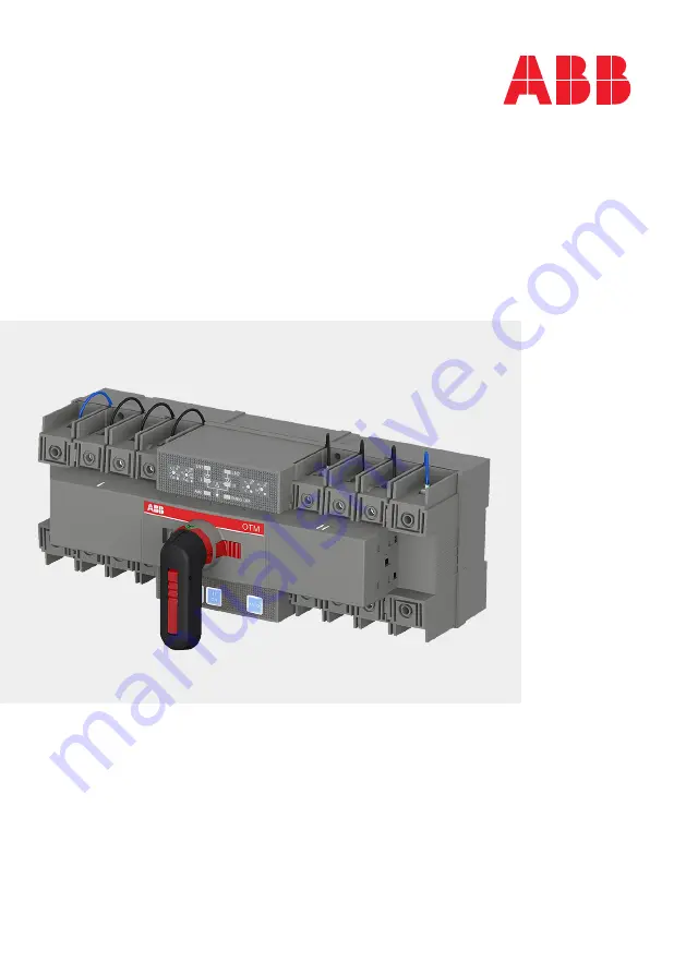 ABB OTM_C_21D Скачать руководство пользователя страница 1