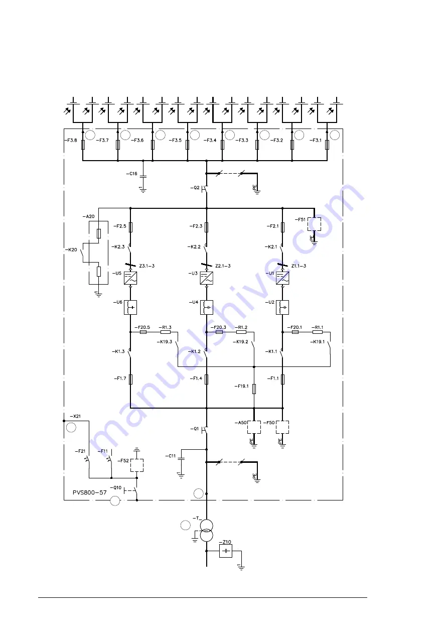 ABB PVS800-57-0100kW-A Hardware Manual Download Page 40