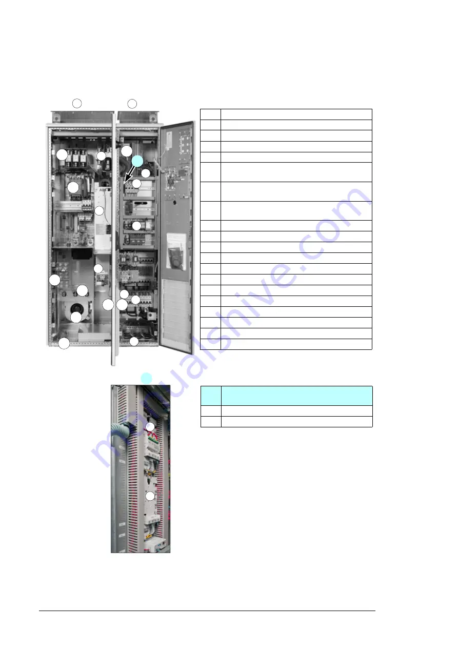 ABB PVS800-57-0100kW-A Hardware Manual Download Page 46