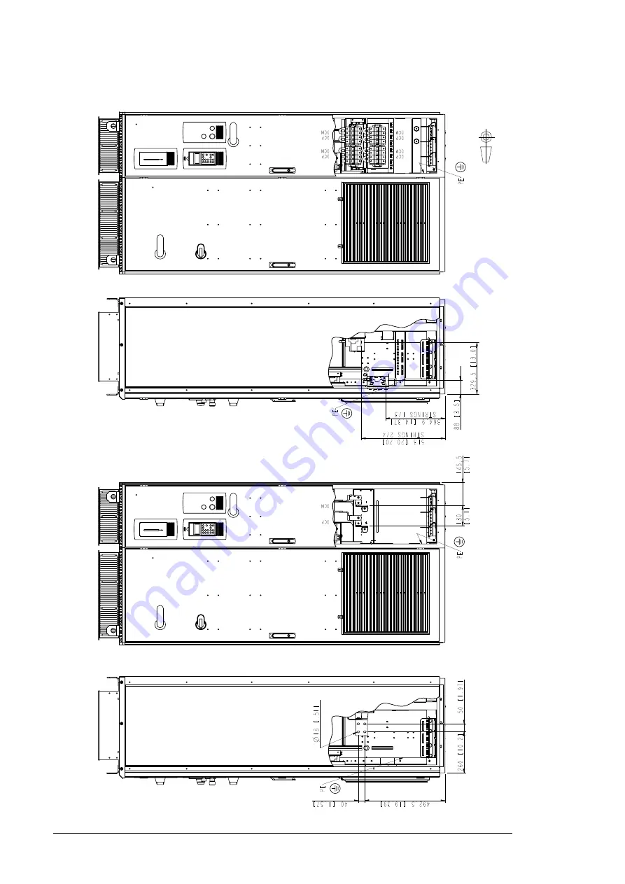 ABB PVS800-57-0100kW-A Hardware Manual Download Page 154