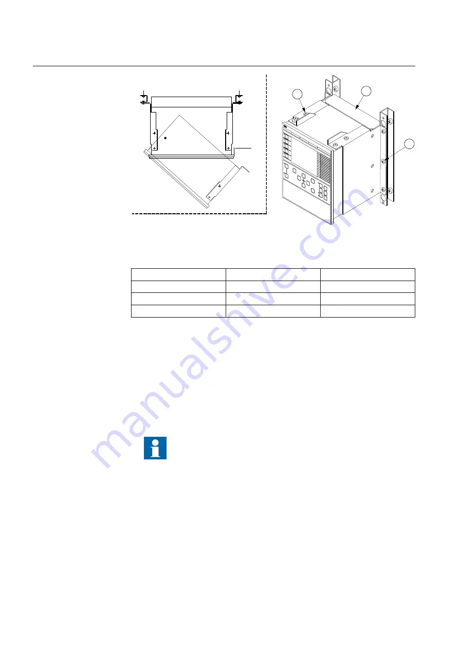 ABB Relion 670 series Installation Manual Download Page 34