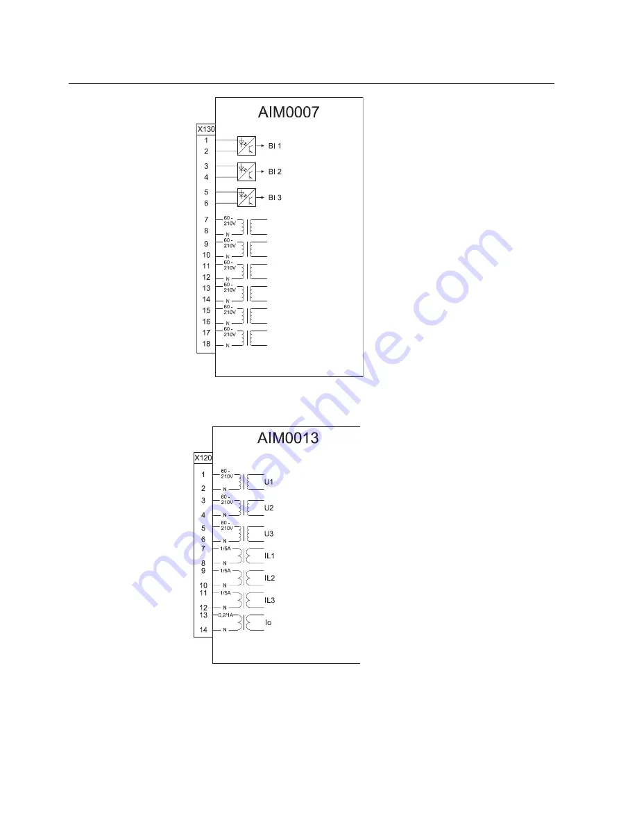 ABB Relion REC615 Installation Manual Download Page 46