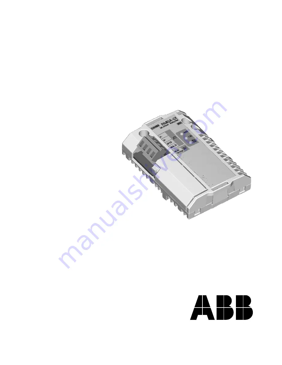 ABB RMBA-01 Скачать руководство пользователя страница 1