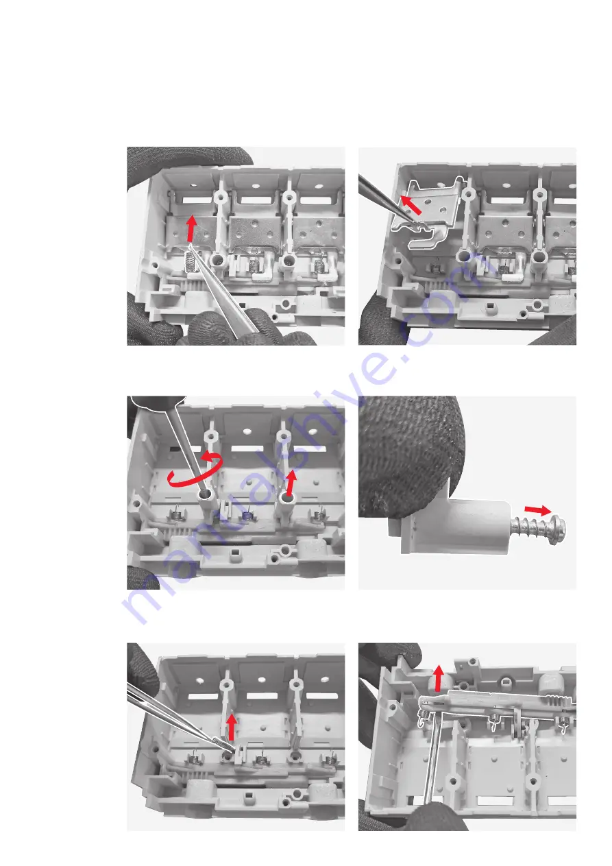 ABB Sace TMAX XT XT4 ELECTRONIC Disassembly Instructions Manual Download Page 25