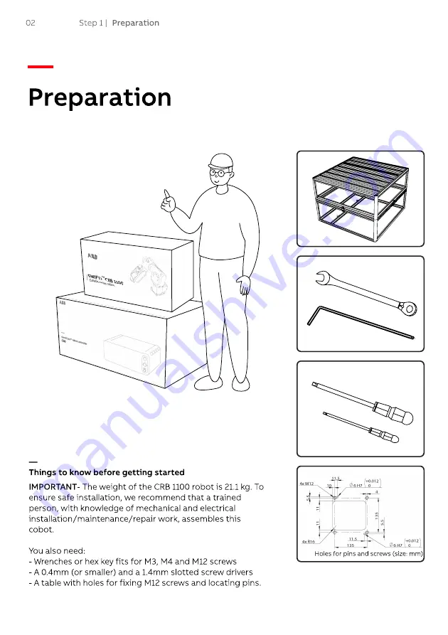 ABB SWIFTI CRB 1100 Get Started Manual Download Page 3