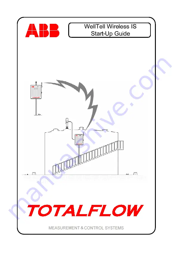 ABB TOTALFLOW WellTell Wireless IS Скачать руководство пользователя страница 1