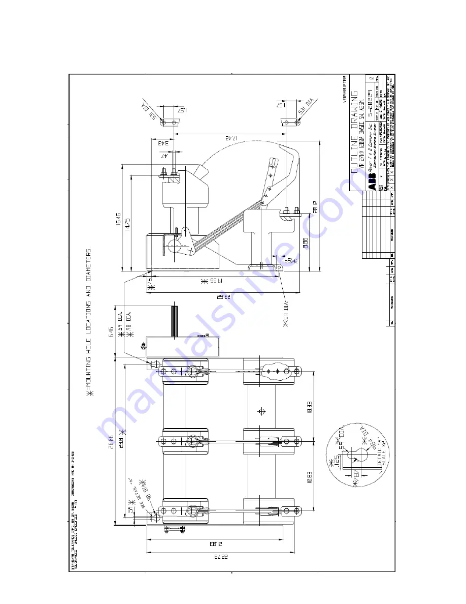 ABB VersaRupter Installation, Operation And Maintanance Manual Download Page 67