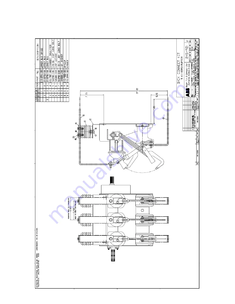 ABB VersaRupter Installation, Operation And Maintanance Manual Download Page 69