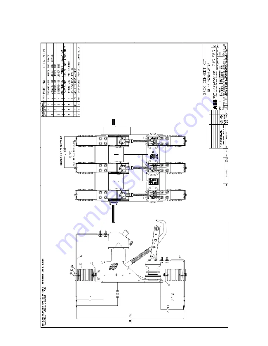 ABB VersaRupter Installation, Operation And Maintanance Manual Download Page 73