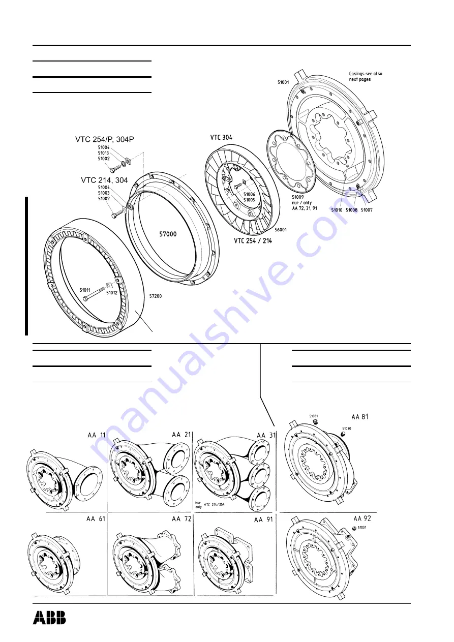 ABB VTC254-13 Operation Manual Download Page 178