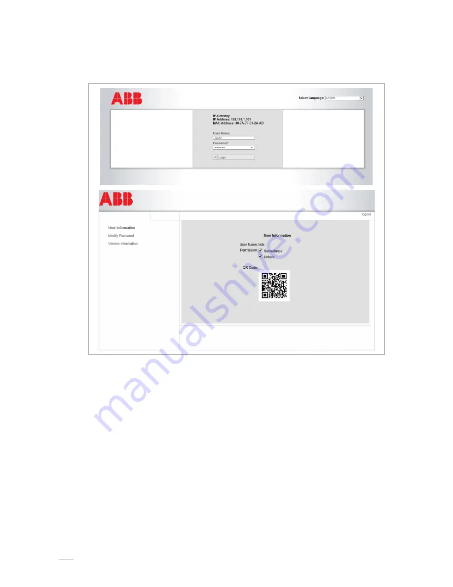 ABB Welcome IP H8301 Operating Instructions Manual Download Page 26