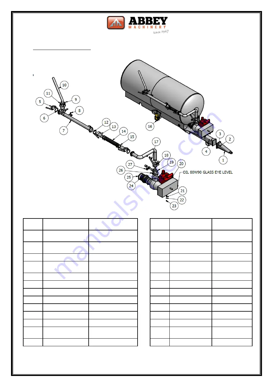 Abbey Machinery Slurry Tanker Скачать руководство пользователя страница 46