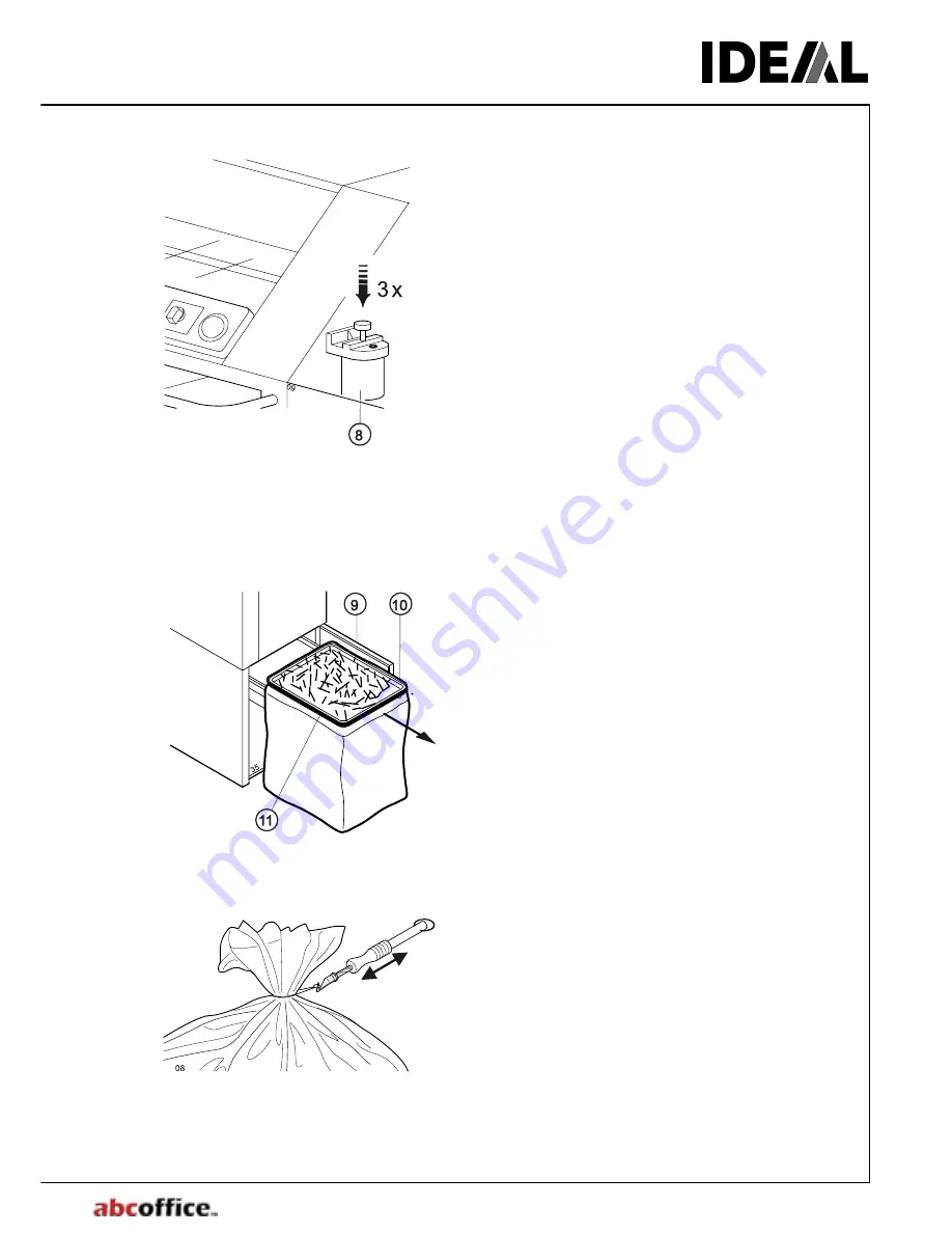 ABC Office IDEAL 4107 Operating Instructions Manual Download Page 9