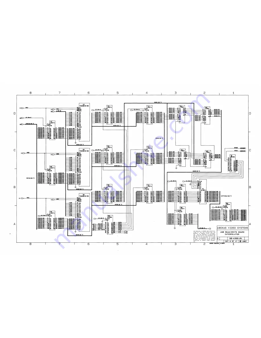 Abekas A60 Technical Manual Download Page 87