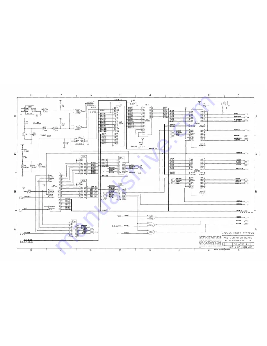 Abekas A60 Technical Manual Download Page 96