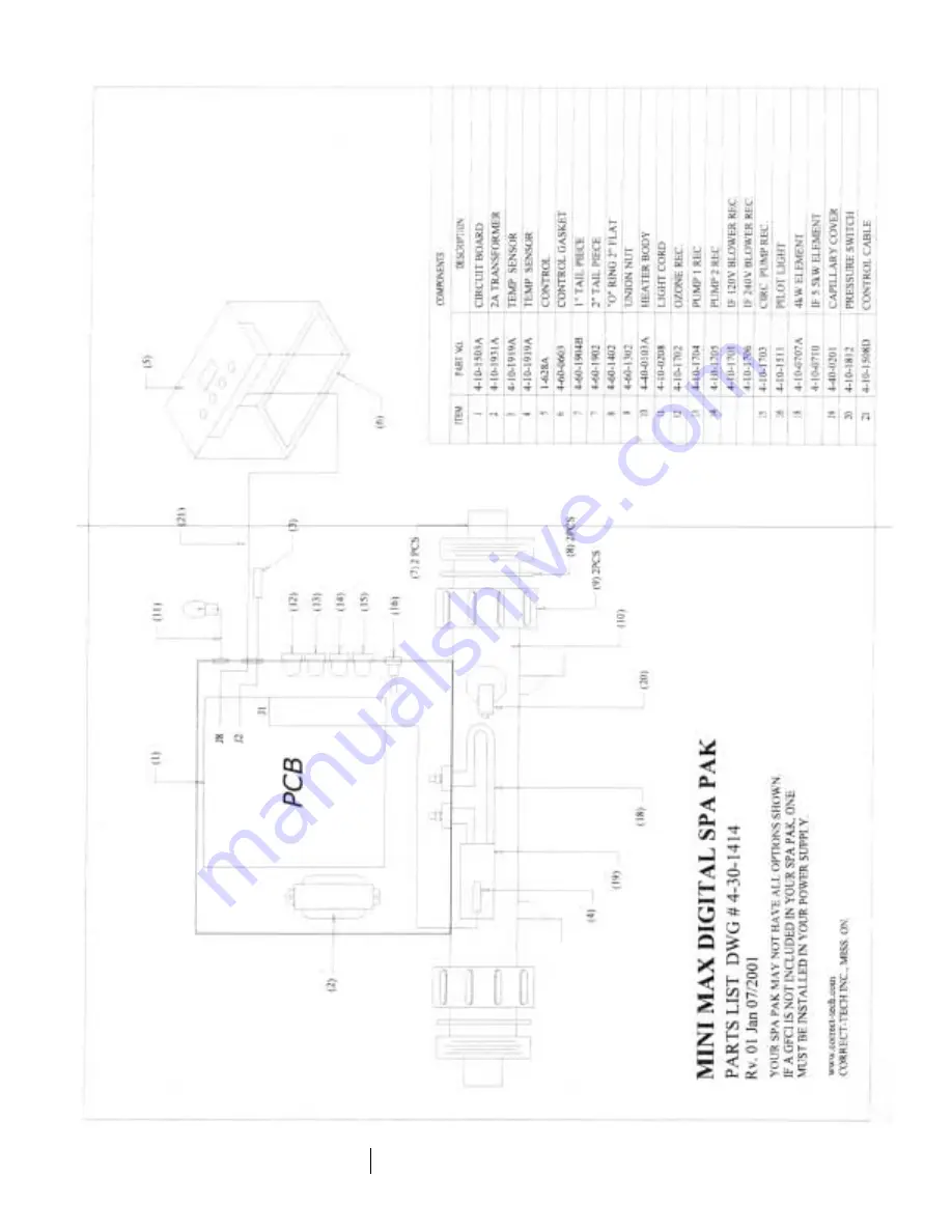 Aber Hot Tub Manufacturing Pacific 2004 Скачать руководство пользователя страница 54