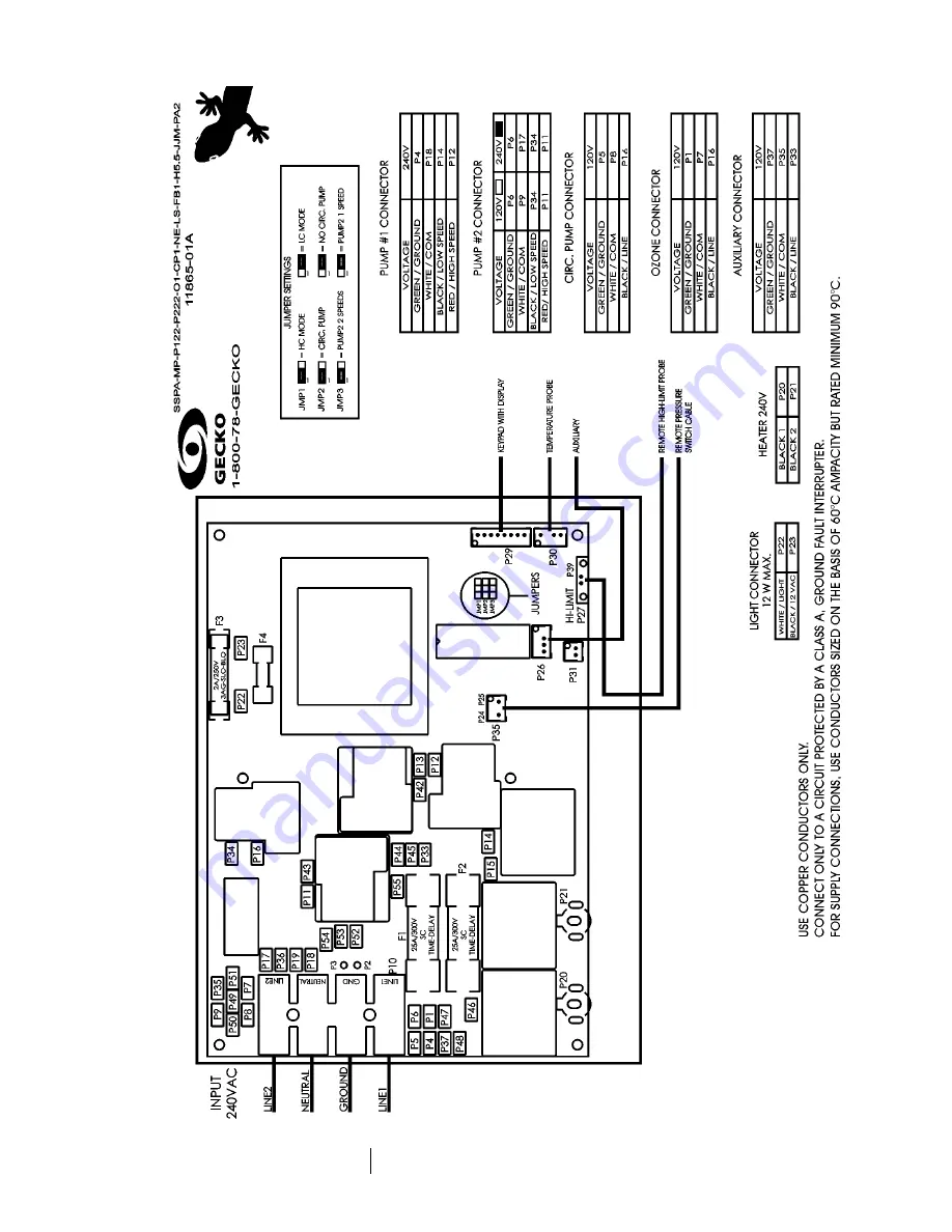 Aber Hot Tub Manufacturing Pacific 2004 Скачать руководство пользователя страница 57