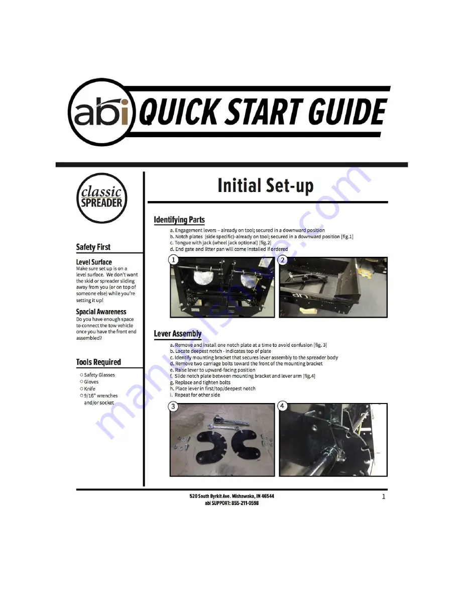 abi Classic Spreader 25 Owner'S Manual Download Page 11