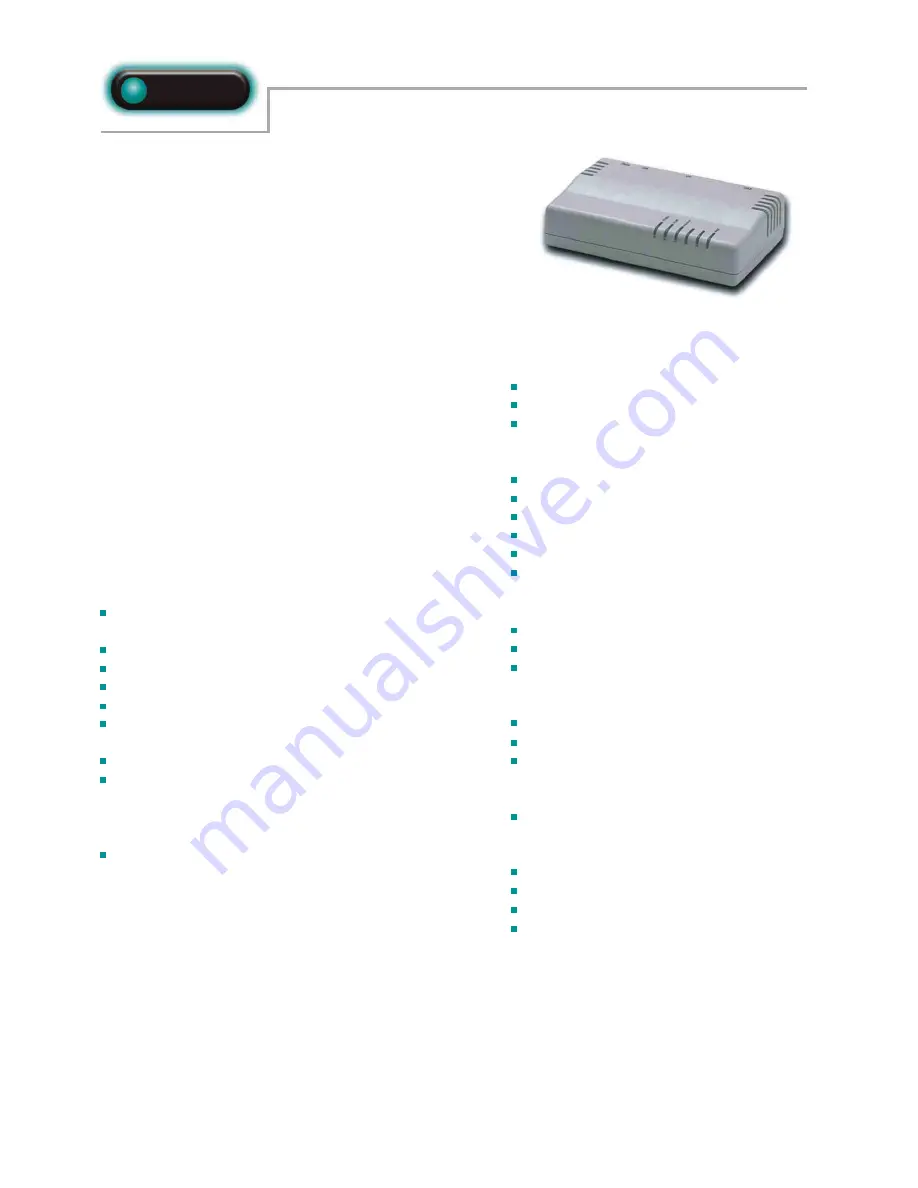 Abocom UHF1000 Specifications Download Page 1