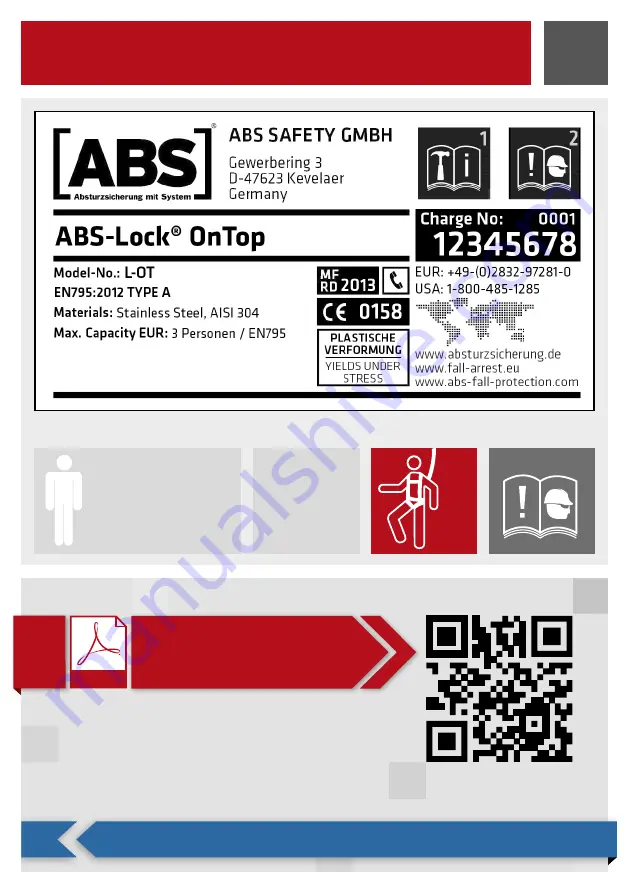 ABS Safety ABS-Lock OnTop Скачать руководство пользователя страница 9