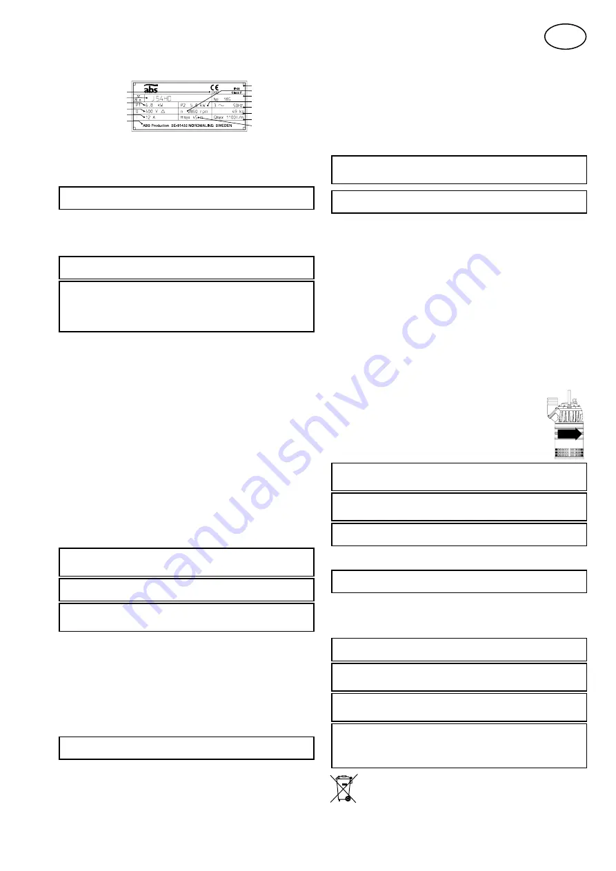 ABS J 12 Starting And Operating Instructions Download Page 9