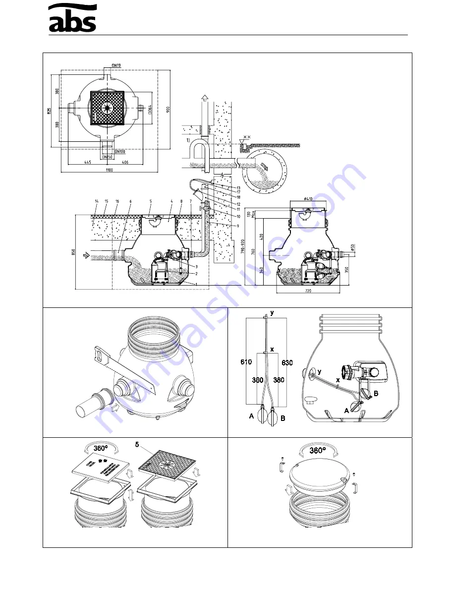 ABS Nirolift Installation And Operating Instructions Manual Download Page 3