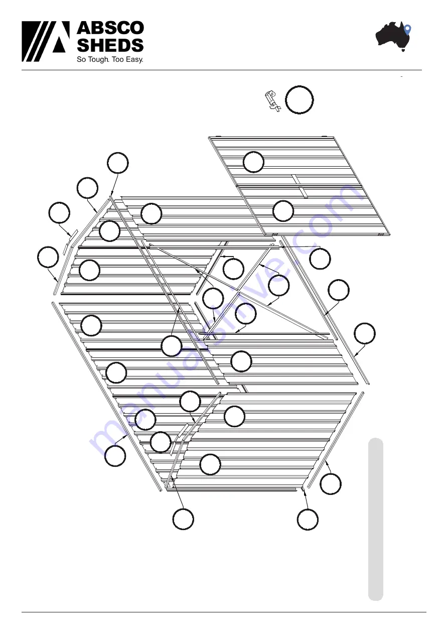 ABSCO SHEDS 30152GK-PTX Скачать руководство пользователя страница 11