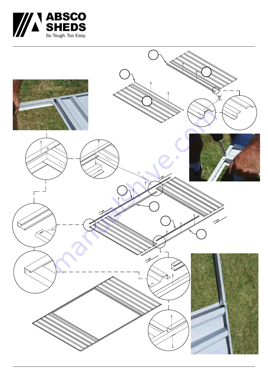 ABSCO SHEDS 30152GK Скачать руководство пользователя страница 16