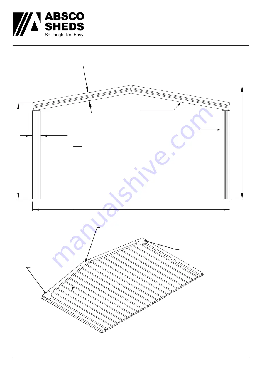 ABSCO SHEDS 52233WECOK Manual Download Page 28