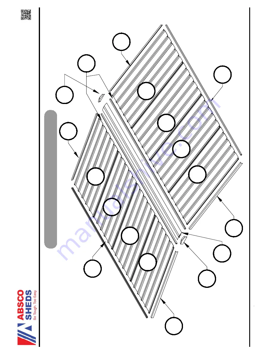 ABSCO SHEDS J30302G Assembly Instructions Manual Download Page 10