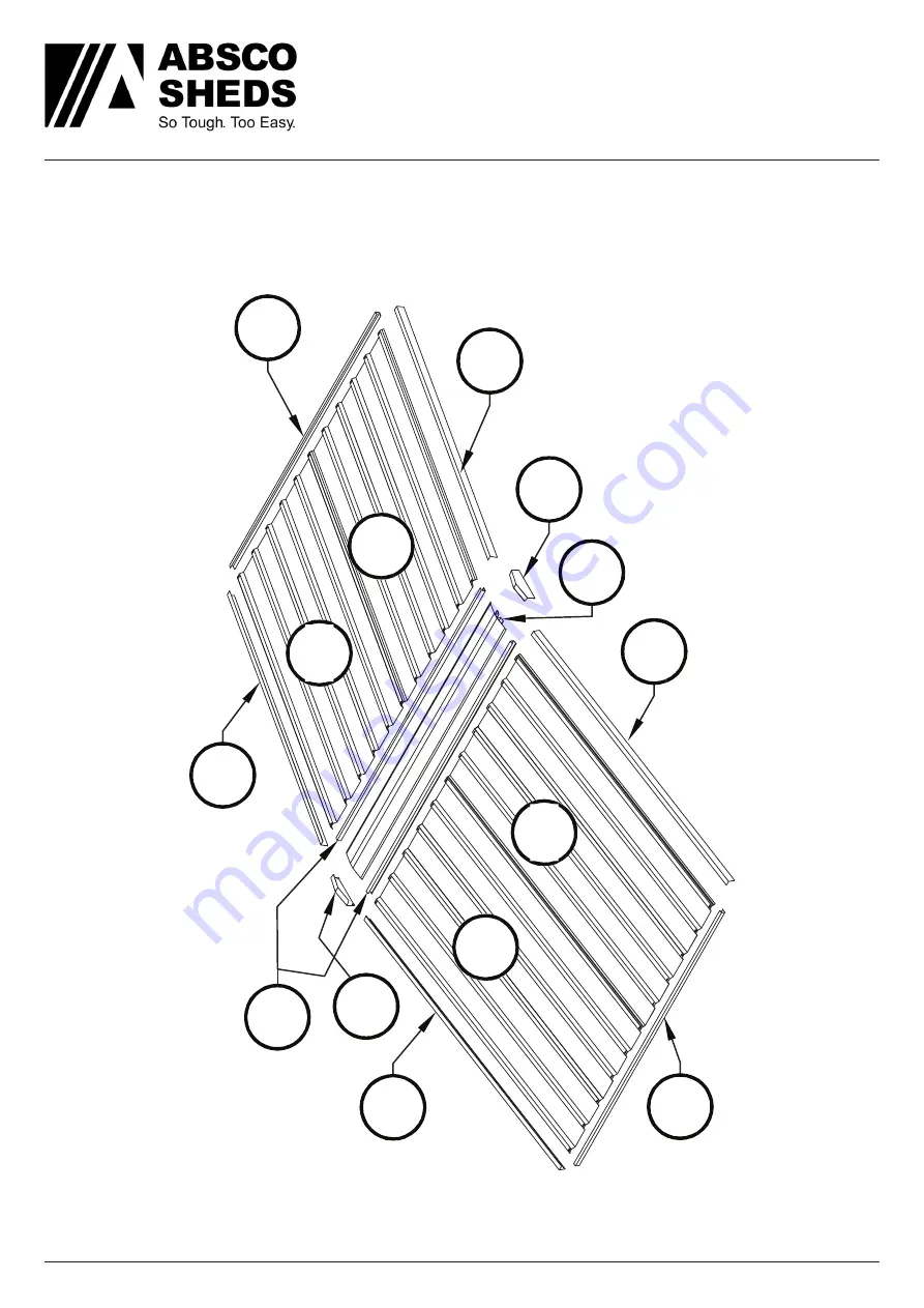 ABSCO SHEDS Regent 30142RK Manual Download Page 9