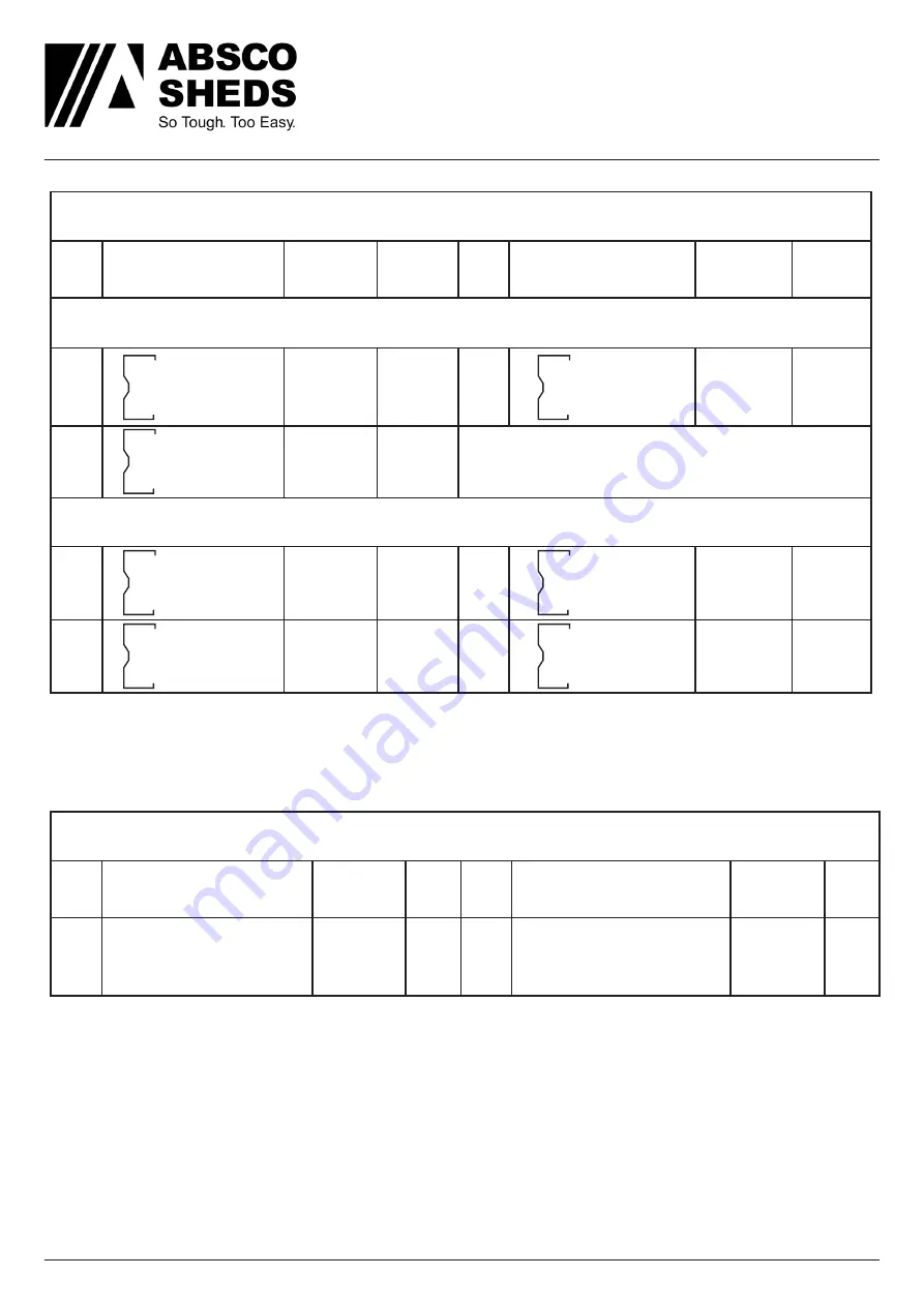 ABSCO SHEDS RG60602N2 Manual Download Page 7