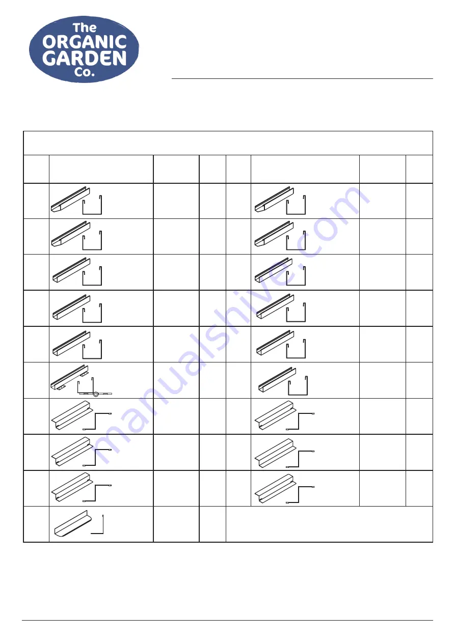 ABSCO SHEDS The ORGANIC GARDEN AOGC15151HC Manual Download Page 4