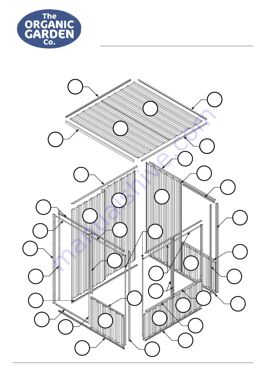 ABSCO SHEDS The ORGANIC GARDEN AOGC15151HC Manual Download Page 6
