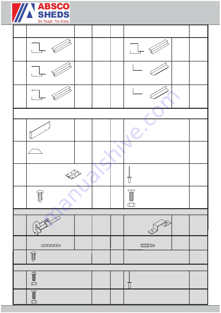 Absco PPCK Assembly & Instruction Manual Download Page 4