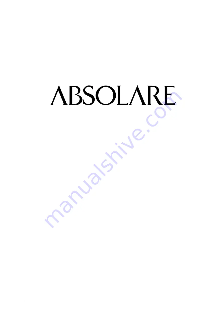 Absolare Hybrid Stereo Amplifier User Manual Download Page 2