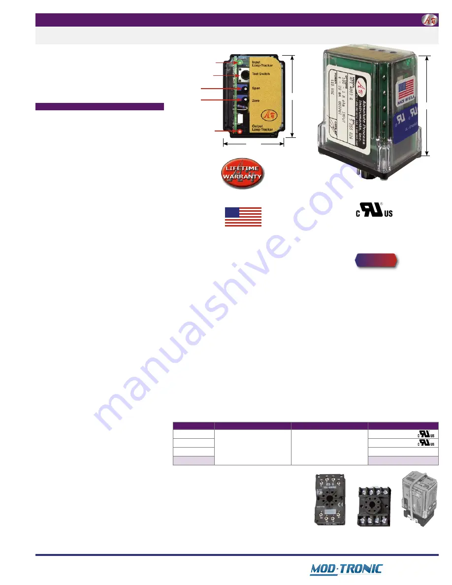 Absolute Process Instruments API 4003 G I Quick Start Manual Download Page 1