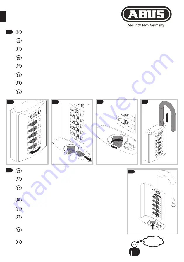 Abus 183AL/45 Quick Start Manual Download Page 1