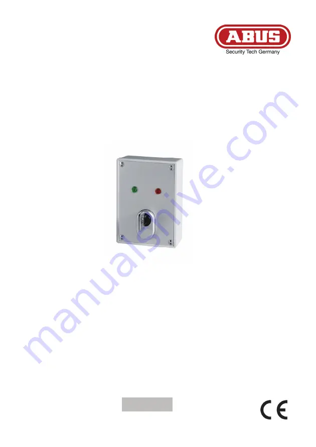 Abus FU8165 Installation And Operating Instructions Manual Download Page 1