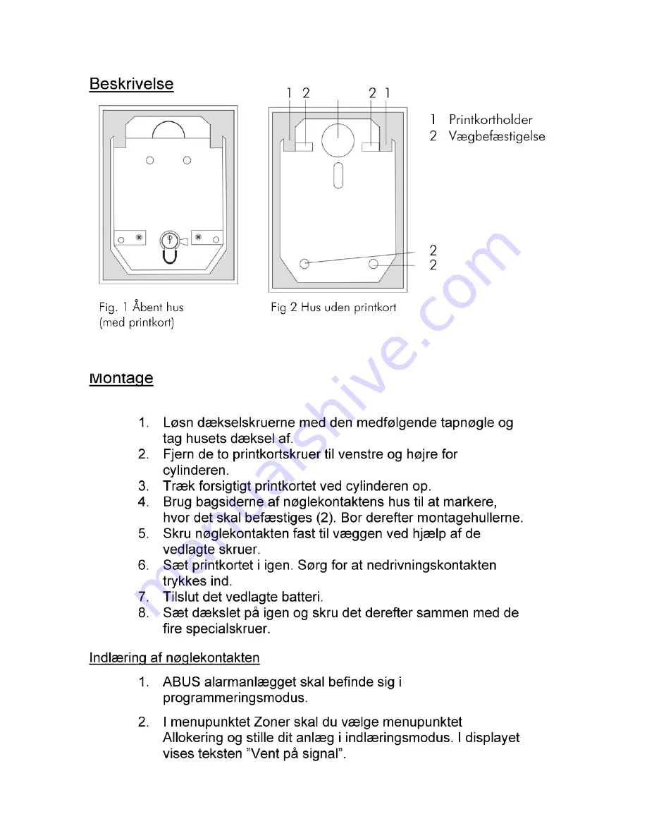 Abus FU9075 Installation And Operating Instructions Manual Download Page 28