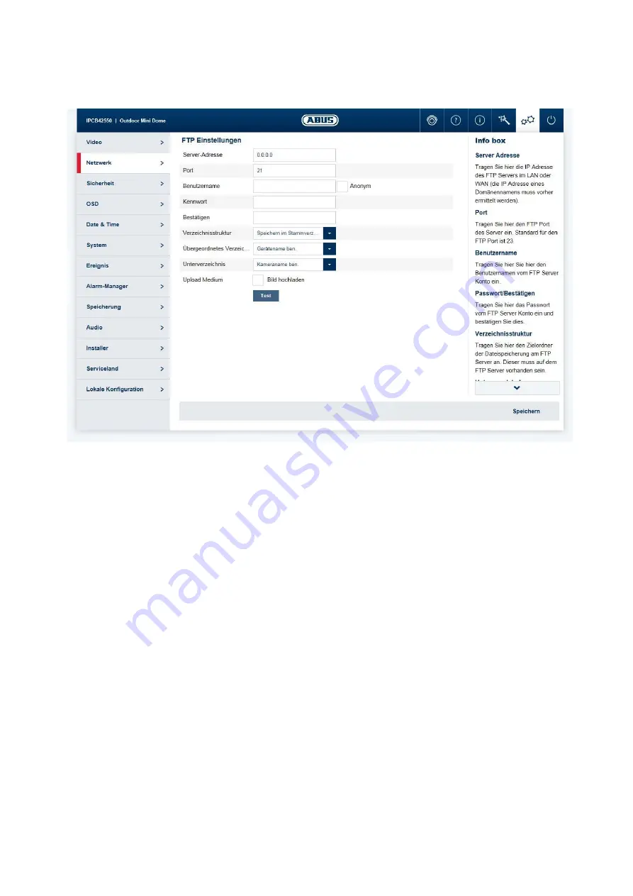 Abus IPCB62500 User Manual Software Download Page 36